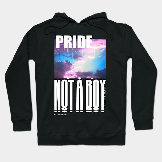 Not a Boy | Genderqueer Pride Hoodie by TricheckStudio